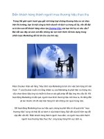 Tài liệu Biến khách hàng thành người mua thương hiệu thực thụ doc