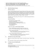 Tài liệu THUYẾT MINH BÁO CÁO TÀI CHÍNH HỢP NHẤT ppt