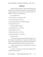 Tài liệu Đồ án tốt nghiệp - Thiết kế mạng lưới điện khu vực ppt