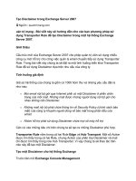 Tài liệu Tạo Disclaimer trong Exchange Server 2007 pptx