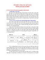 Tài liệu Tổ chức công tác kế toán trong DN doc