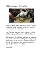 Tài liệu Lễ hội thuần ngựa ở Tây Ban Nha ppt