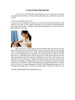 Tài liệu Làm gì khi trẻ sốt ppt