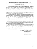 Khảo sát hệ thống điều khiển trên động cơ phun xăng điện tử EFI 