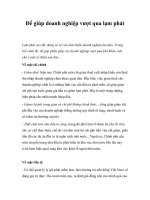 Tài liệu Để giúp doanh nghiệp vượt qua lạm phát doc