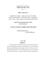 Nghiên cứu chiết   trắc quang sự tạo phức đaligan trong hệ 1 [2 pyridylazo] 2 naphthol [pan]   Ti[IV]   CHCL2COOH và ứng dụng phân tích 