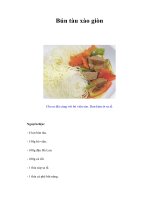 Tài liệu Bún tàu xào giòn doc