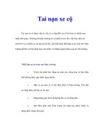 Tài liệu Tai nạn xe cộ pdf