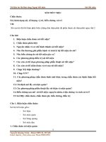 Tài liệu Tài liệu ôn thi lâm sàng Ngoại tiết niệu: Sỏi tiết niệu doc