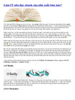 Tài liệu Làm IT nên đọc ebook của nhà xuất bản nào? doc