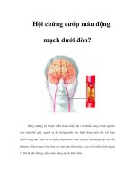 Tài liệu Hội chứng cướp máu động mạch dưới đòn? doc