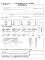 Tài liệu Đề thi ĐH - CĐ môn Tiếng Anh khối D 2003 ppt