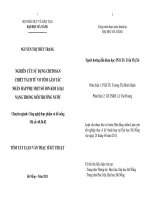 Nghiên cứu sử dụng chitosan chiết tách từ vỏ tôm làm tác nhân hấp phụ một số ion kim loại nặng trong môi trường nước 