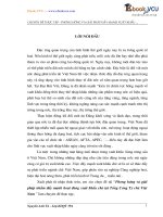 35 chuyen de tot nghiep XK chè tại tổng cty chè VN 