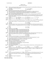 Tài liệu ĐỀ LUYỆN THI ĐẠI HỌC ĐỀ THI TRẮC NGHIỆM MÔN Vật Lý đề 6 docx