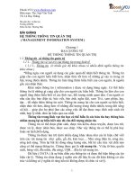 BÀI GIẢNG HỆ THỐNG THÔNG TIN QUẢN TRỊ 