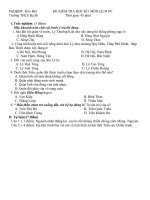 Bài soạn Đề KT 1 tiết-lịch sử