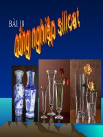 Tài liệu CÔNG NGHIẸP SILICAT