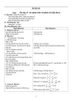 Tài liệu Giáo án lớp 4 - Tuần 33 pptx