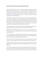 Tài liệu IDIOMS LESSON 101 pptx