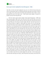 Tài liệu Quản lý giá trị doanh nghiệp(Value based Managemet – VBM) pdf