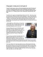 Tài liệu Lắng nghe ý tưởng của các nữ quản lý ppt