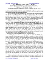 Bài soạn ĐỔI MỚI RA ĐỀ THI MÔN VĂN THPT