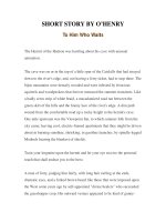 Tài liệu LUYỆN ĐỌC TIẾNG ANH QUA TÁC PHẨM VĂN HỌC-SHORT STORY BY O’HENRY To Him Who Waits ppt