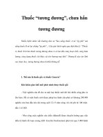 Tài liệu Thuốc “tương đương”, chưa hẳn tương đương doc