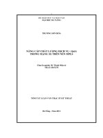 Nâng cấp chất lượng dịch vụ (qos) trong mạng 3g trên nền MPLS 