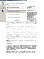 Tài liệu Sử dụng Backup Status and Configuration trong Windows Vista ppt