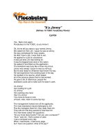 Tài liệu Học tiếng Anh thông qua bài hát - It is Jimmy doc