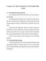 Tài liệu đồ án môn học xây dựng trạm lạnh, Chương 3 docx