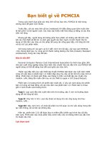Tài liệu Bạn biết gì về PCMCIA doc