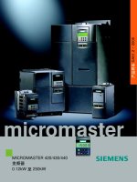 Tài liệu Micromaster 420/430/440 P1 ppt