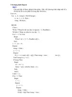 Bài tập và hướng dẫn Pascal THCS 2