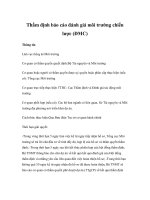 Tài liệu Thẩm định báo cáo đánh giá môi trường chiến lược pdf