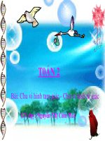 Bài soạn Chu vi hình tam giác- chu vi hình tứ giác