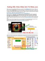Tài liệu Hướng Dẫn Chèn Slide Ảnh Từ Slide.com