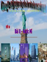Gián án Bài 8- Nước Mĩ