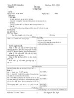 Bài soạn tu chon lop 6 ki 1