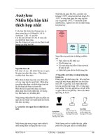 Tài liệu Acetylene Nhiên liệu hàn khí thích hợp nhất doc