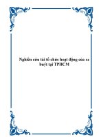 Tài liệu Nghiên cứu tái tổ chức hoạt động của xe buýt tại TPHCM ppt