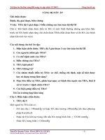 Tài liệu Tài liệu ôn thi lâm sàng: Tăng huyết áp docx