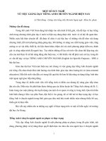 Tài liệu MỘT SỐ SUY NGHĨ VỀ VIỆC GIẢNG DẠY TIẾNG ANH CHUYÊN NGÀNH HIỆN NAY pptx