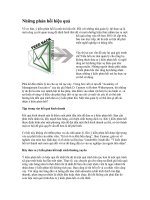 Tài liệu Những phản hồi hiệu quả ppt