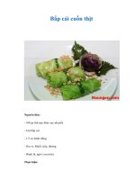 Tài liệu Bắp cải cuốn thịt pptx