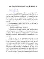 Tài liệu Làm gì để giảm thiểu lượng nước trong chế biến thủy sản pptx