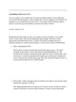 Tài liệu Controlling a Movie on a Level ppt