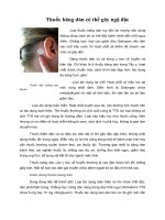 Tài liệu Thuốc băng dán có thể gây ngộ độc doc